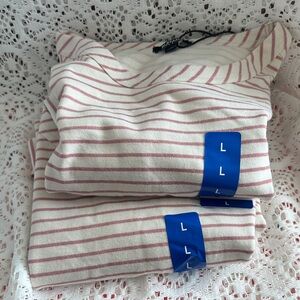 Buffalo David Bitton Pink and White Striped dress